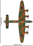 Avro Lancaster Bomber Mk. III brick plane model - COBI 5759 - 1643 bricks Planes Cobi 