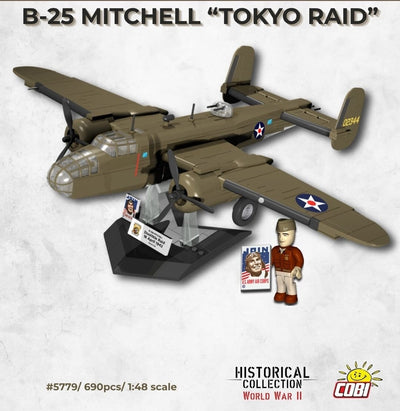 B-25 Mitchell "Tokyo Raid" plane brick model - COBI 5779 - 690 bricks Planes Cobi 