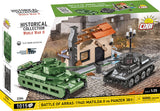 Battle of Arras (1940) Matilda II vs Panzer 38(t) diorama brick model - COBI 2284 - 1015 bricks Tank Cobi 