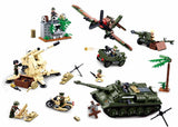 Battle of Kursk brick tank model - Sluban M38-B0697 - 998 bricks Tank SLUBAN 
