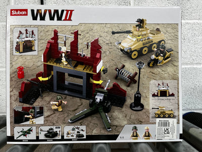 Battle of Stalingrad brick tank model - Sluban M38-B0696 - 479 bricks Tank SLUBAN 