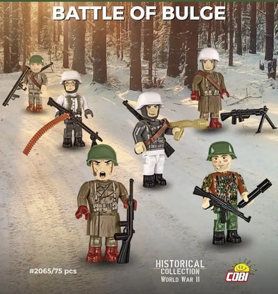 Battle of the Bulge figures - COBI 2065 - 75 bricks Other Military Cobi 