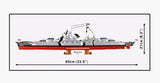 Battleship Bismarck battleship brick model- COBI 4860 - 3080 bricks Ship Cobi 