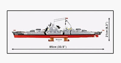 Battleship Bismarck battleship brick model- COBI 4860 - 3080 bricks Ship Cobi 