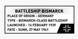 Battleship Bismarck battleship brick model- COBI 4860 - 3080 bricks Ship Cobi 