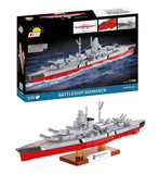 Battleship Bismarck brick model - COBI 4854 - 590 bricks Ship Cobi 