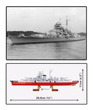 Battleship Bismarck brick model - COBI 4854 - 590 bricks Ship Cobi 