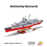 Battleship Bismarck brick model - COBI 4854 - 590 bricks Ship Cobi 