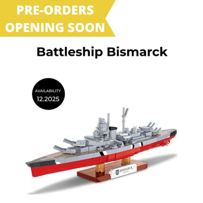 Battleship Bismarck brick model - COBI 4854 - 600 bricks Ship Cobi 