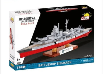 Battleship Bismarck brick model - COBI 4854 - 600 bricks Ship Cobi 