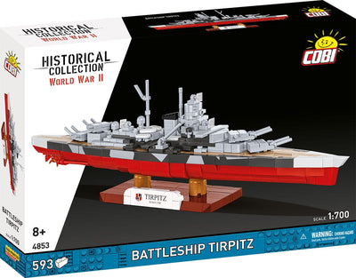 Battleship Tirpitz brick model - COBI 4853 - 593 bricks Ship Cobi 