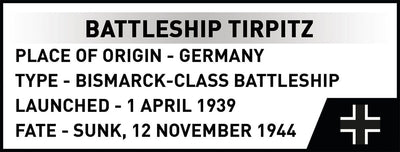 Battleship Tirpitz brick model - COBI 4853 - 593 bricks Ship Cobi 