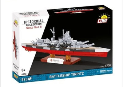 Battleship Tirpitz brick model - COBI 4853 - 600 bricks Ship Cobi 