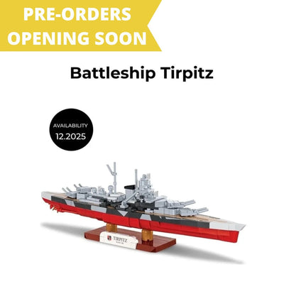 Battleship Tirpitz brick model - COBI 4853 - 600 bricks Ship Cobi 