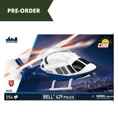 Bell 429 police helicopter brick model - COBI 26630 - 254 bricks Planes Cobi 