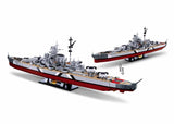 Bismarck battleship brick model - Sluban M38-B1102 - 1849 bricks Ship SLUBAN 