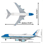 Boeing 747 Air Force One brick plane model - COBI 26610A - 1088 bricks Planes COBI 