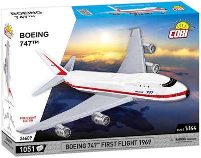 Boeing 747 First Flight 1969 brick plane model - COBI 26609 - 1051 bricks Planes COBI 
