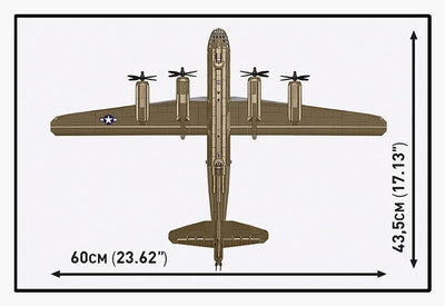Boeing B-29 Superfortress brick plane model - COBI 5774 - 1050 bricks Planes Cobi 