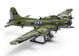 Boeing B17Gs "Flying Fortress" brick plane model - Sluban M38-B1367- 1270 bricks Planes SLUBAN 