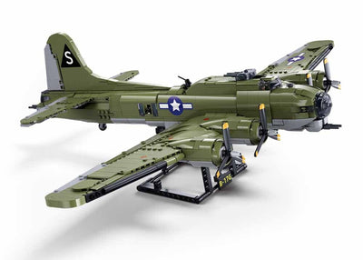 Boeing B17Gs "Flying Fortress" brick plane model - Sluban M38-B1367- 1270 bricks Planes SLUBAN 