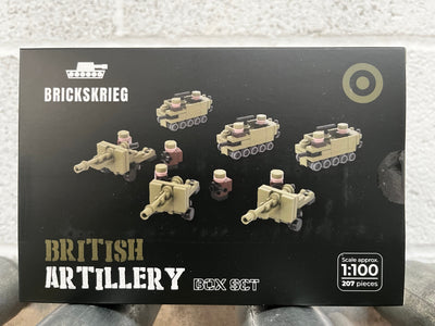 Brickskrieg British 25pdr artillery box set Homeware Brickskrieg 