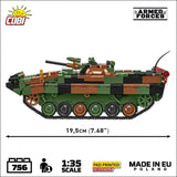 BWP-1 infantry fighting vehicle brick model - COBI 2630 - 756 bricks Other Military Cobi 