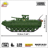 BWP-1 infantry fighting vehicle brick model - COBI 2631 - 752 bricks Other Military Cobi 