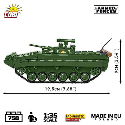 BWP-1 infantry fighting vehicle brick model - COBI 2631 - 752 bricks Other Military Cobi 
