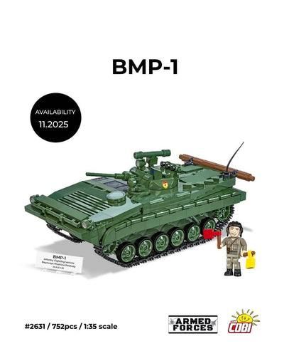 BWP-1 infantry fighting vehicle brick model - COBI 2631 - 752 bricks Other Military Cobi 