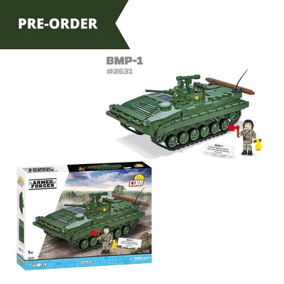 BWP-1 infantry fighting vehicle brick model - COBI 2631 - 758 bricks Other Military Cobi 