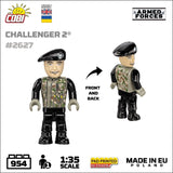 Challenger 2 brick tank model - COBI 2627 - 950 bricks Tank COBI 