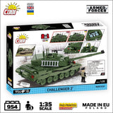 Challenger 2 brick tank model - COBI 2627 - 950 bricks Tank COBI 