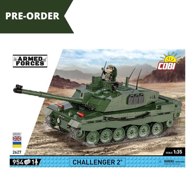 Challenger 2 brick tank model - COBI 2627 - 950 bricks Tank COBI 