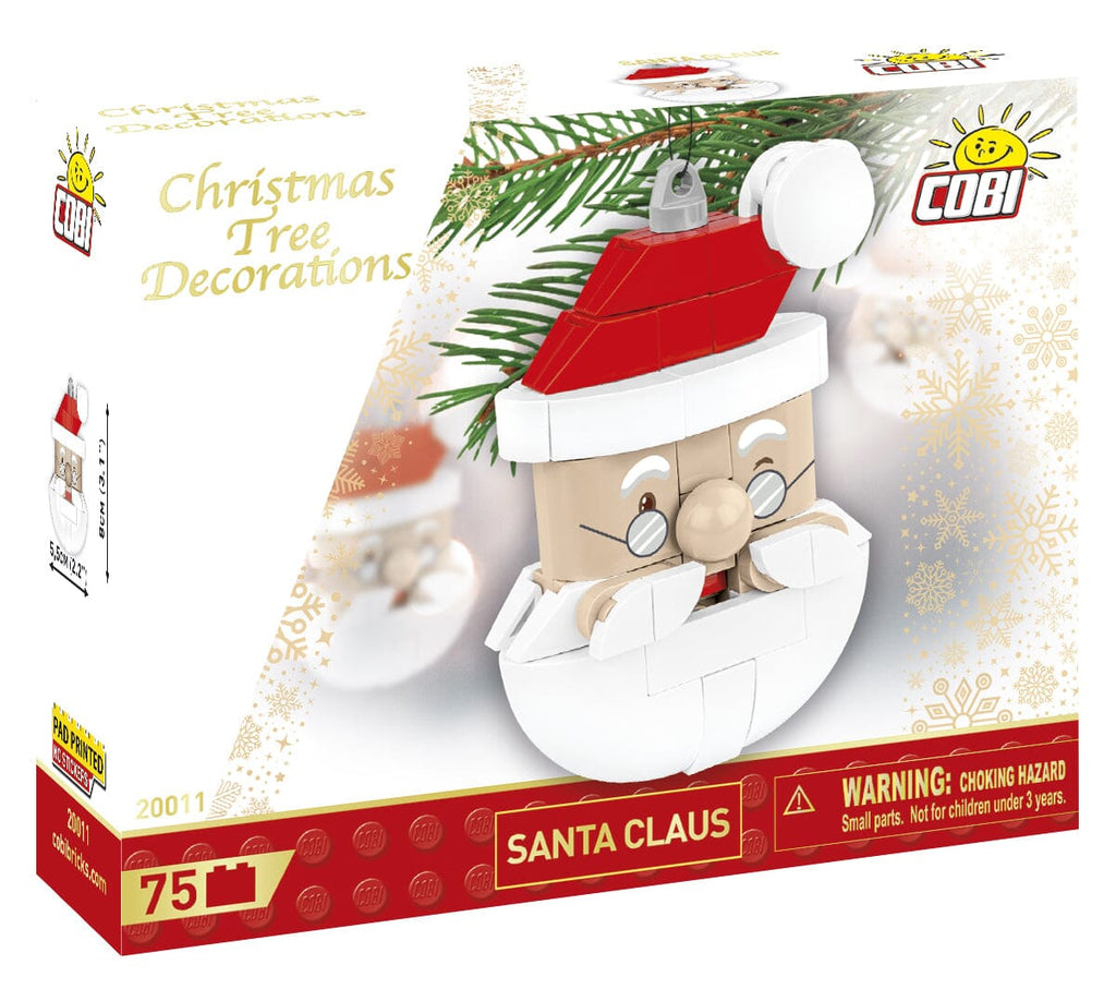 Santa Brick Christmas Santa brick model decoration - COBI 20011 - 74 bricks ...