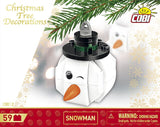 Christmas Snowman brick model decoration - COBI 20012 - 59 bricks Christmas decoration COBI 