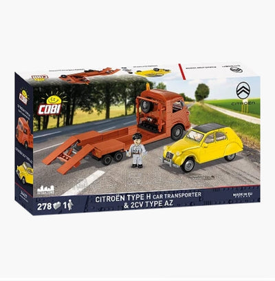 Citroen Type H Car Transporter & 2CV Type AZ model - COBI 24627 - 280 bricks car COBI 