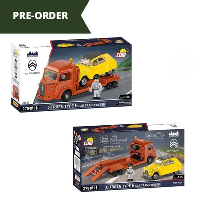 Citroen Type H car transporter brick model - COBI 24627 - 280 bricks car COBI 