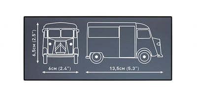 Citroen Type H. French bakery brick model - COBI 24633 - 397 bricks car COBI 