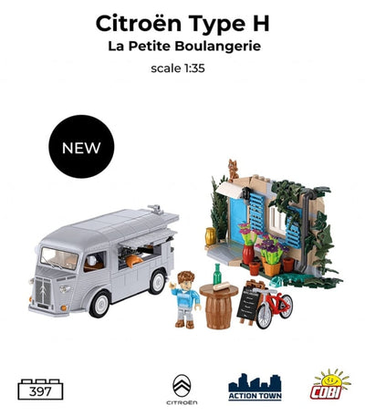 Citroen Type H. French bakery brick model - COBI 24633 - 397 bricks car COBI 