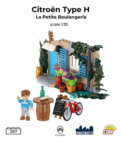 Citroen Type H. French bakery brick model - COBI 24633 - 397 bricks car COBI 