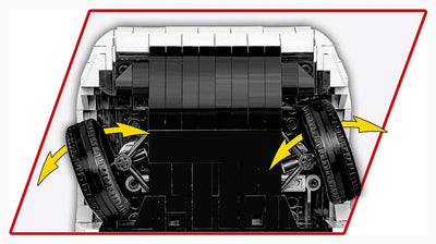 COBI Executive Edition Lancia Delta HF Intg. Evo brick car model - COBI 24356 - 2294 bricks car Cobi 