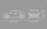 COBI Lancia Delta HF Intg. brick model car - COBI 24509A - 64 bricks car Cobi 
