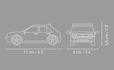 COBI Lancia Delta HF Intg. brick model car - COBI 24509A - 64 bricks car Cobi 