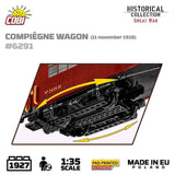 Compiegne wagon brick model 1918 - COBI 6291 - 1945 bricks Toys & Games Cobi 