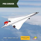 Concorde G-BBDG brick plane model - COBI 1689 - 520 bricks Planes Cobi 