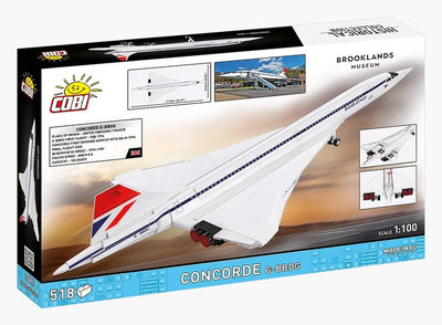 Concorde G-BBDG brick plane model - COBI 1689 - 520 bricks Planes Cobi 