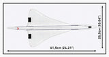 Concorde G-BBDG brick plane model - COBI 1689 - 520 bricks Planes Cobi 