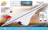 Concorde G-BBDG brick plane model - COBI 1689 - 520 bricks Planes Cobi 