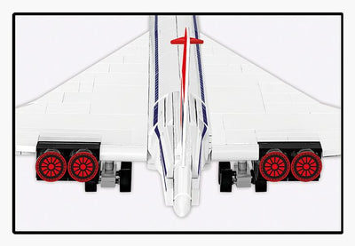 Concorde G-BBDG brick plane model - COBI 1689 - 520 bricks Planes Cobi 